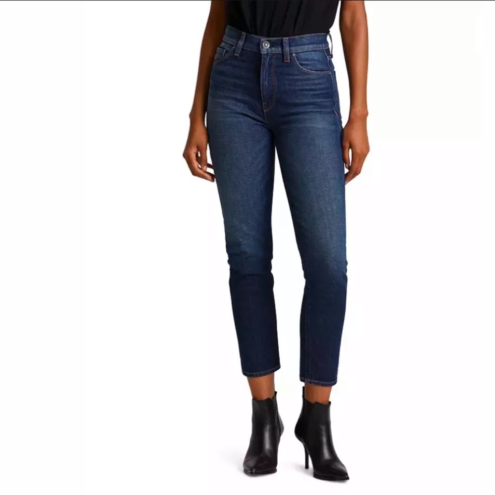 Hudson Bettie High Rise Tapered Jeans $225